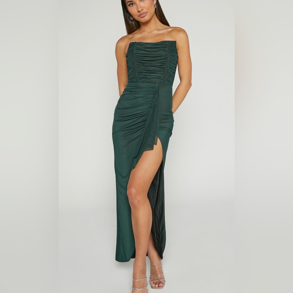 Showpo Emerald Corset Dress